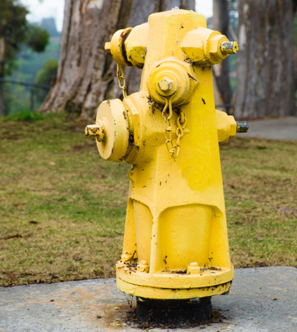 CA Fire hydrants on lockdown