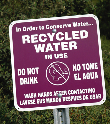 Cities provide residents with reclaimed water