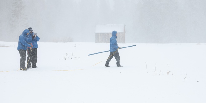 State has disappointing snow survey at Phillips Station